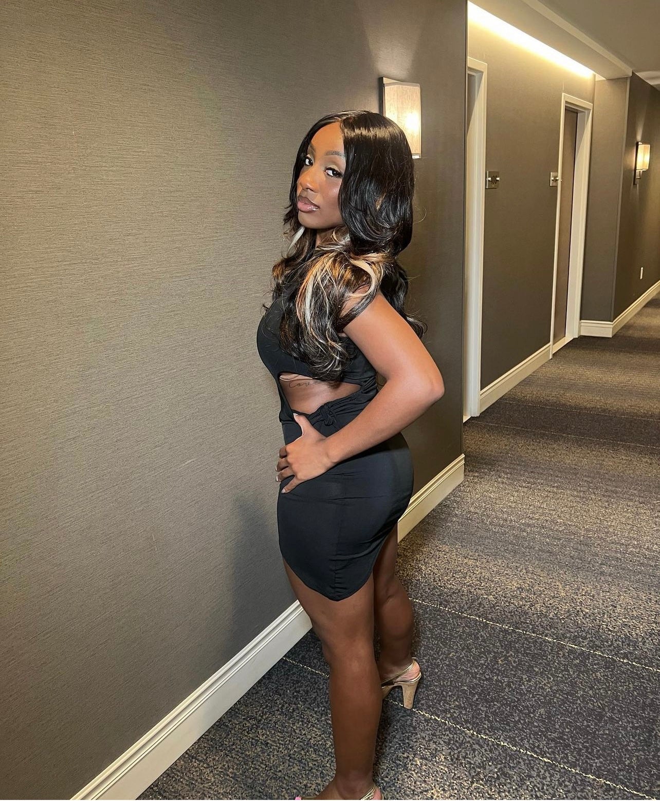 Scene Maker Black Dress