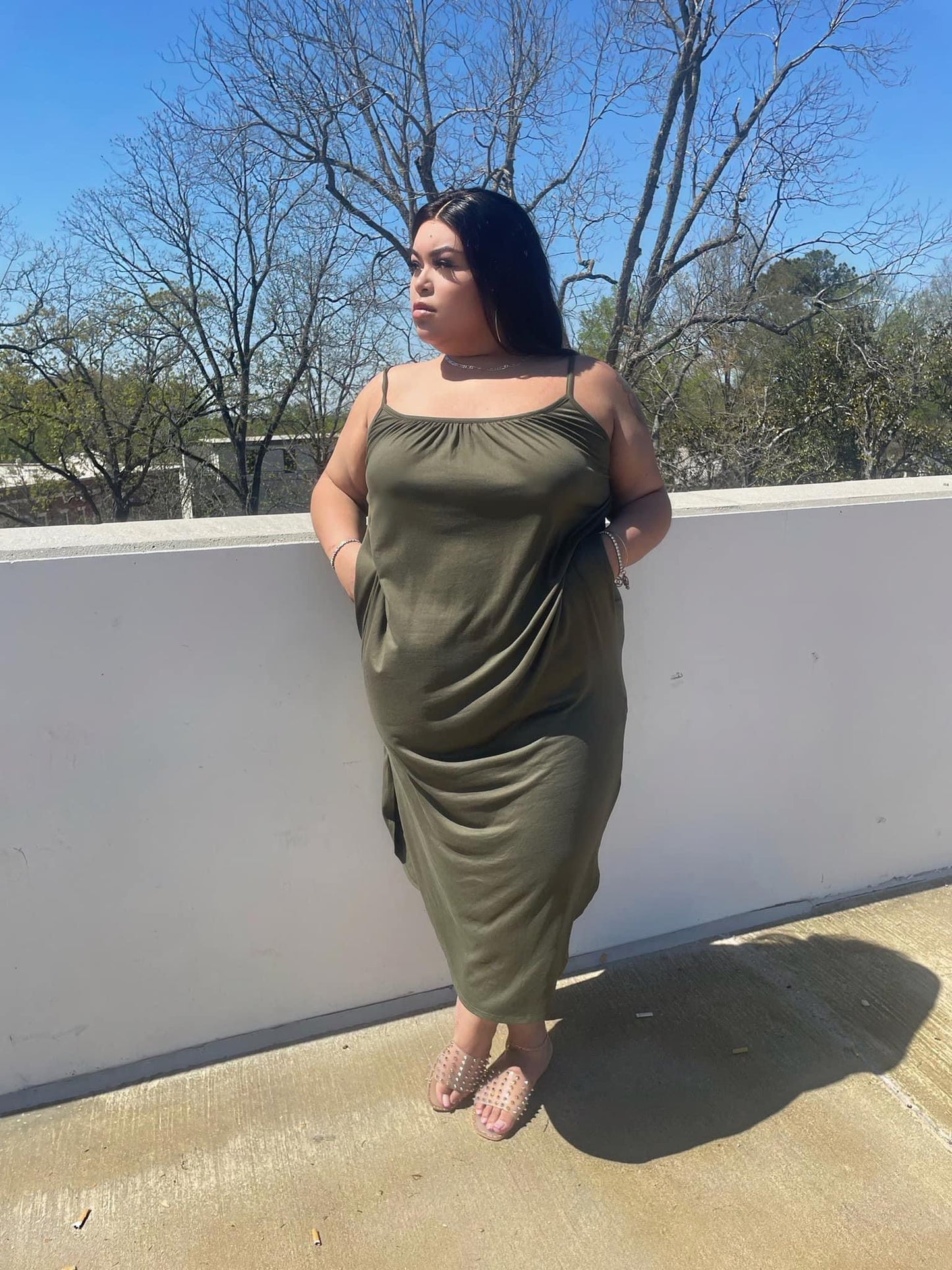 Olive Flows Dress