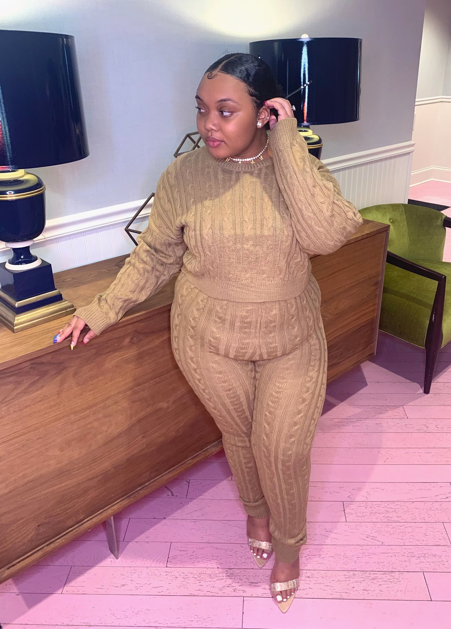 Caramel Delight Sweater Set