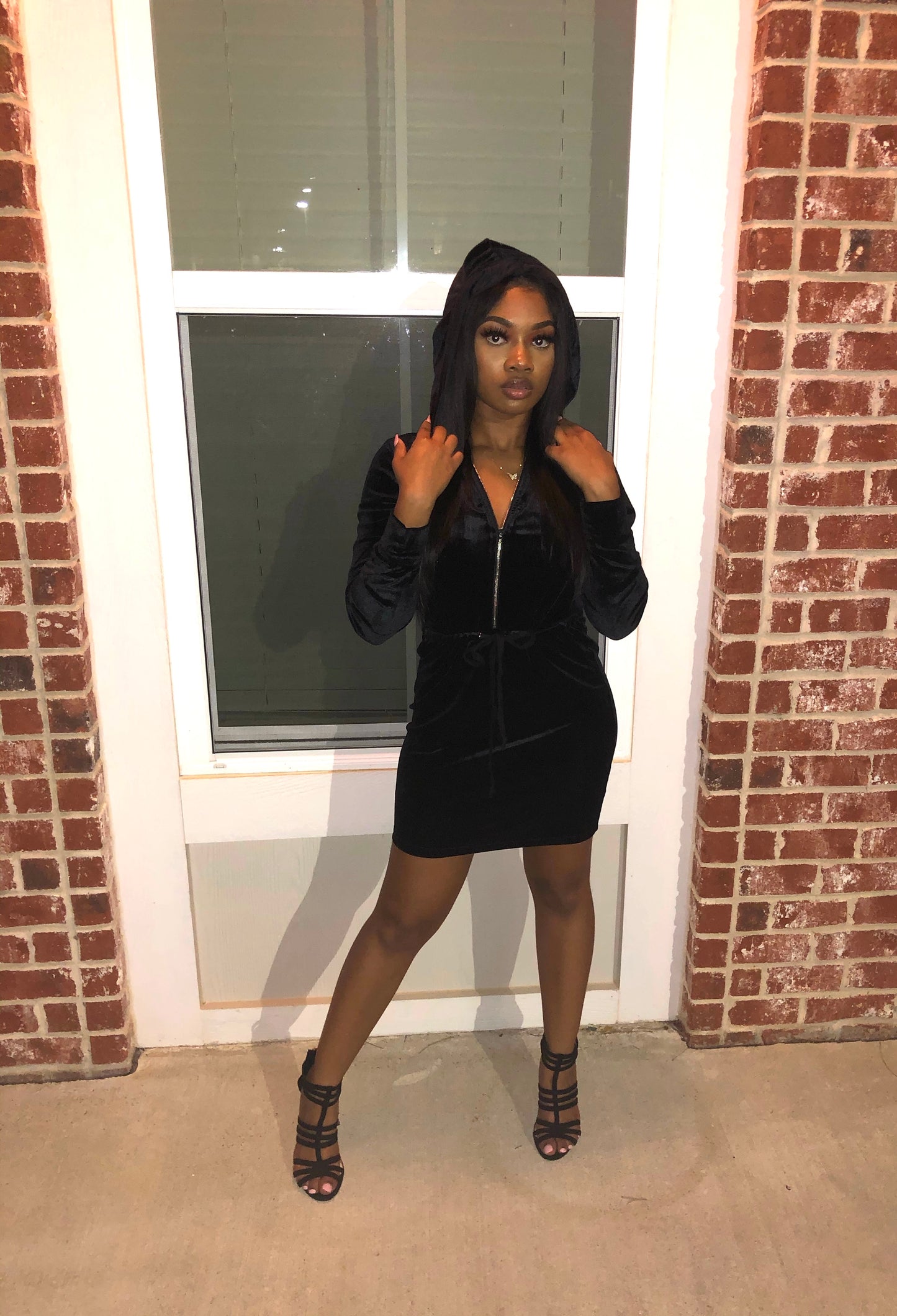 Breaking Hearts Black Dress